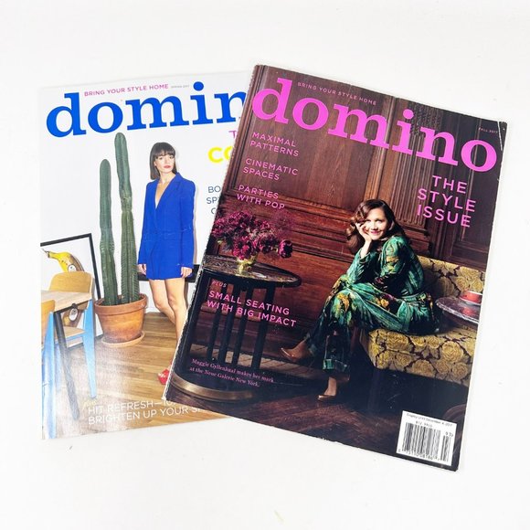 Domino Other - Domino Magazine Bundle Spring 2017 'The Color Issue' & Fall 2017 'The Style Issu
